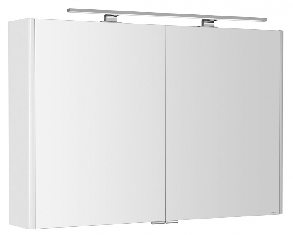 Sapho LUCIE 106x70cm tükrösszekrény LED világítással, fehér LU105-0030