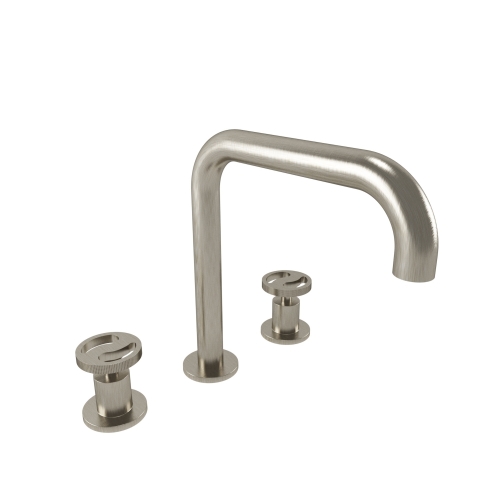 Bugnatese MILLENOVECINQUANTA 3 üléses mosdócsaptelep klikk-klakk leeresztővel, fényes foszforszürke 4512SCNF