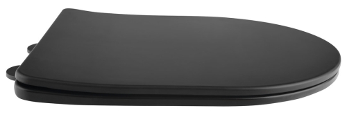 Sapho PACO SLIM Soft Close WC-ülőke, matt fekete PCS1012B