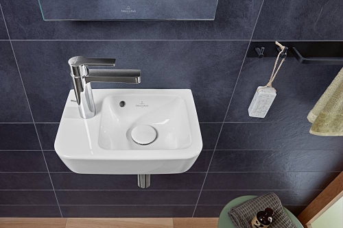 Villeroy & Boch O.novo Kompakt 36x25 cm kézmosó Antibac CeramicPlus felülettel 434236T2