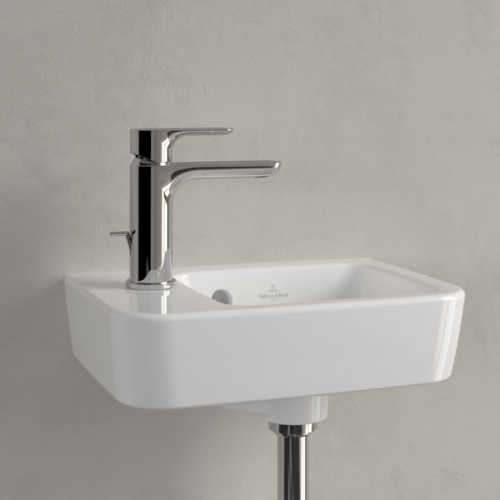 Villeroy & Boch O.novo Kompakt 36x25 cm kézmosó Antibac CeramicPlus felülettel 434236T2