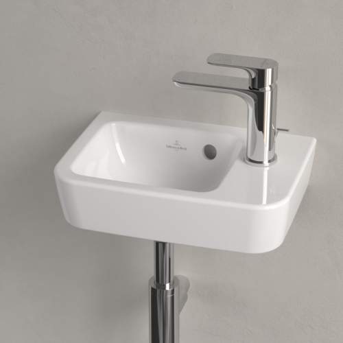 Villeroy & Boch O.novo Kompakt 36x25 cm kézmosó AntiBac CeramicPlus felülettel 434336T2