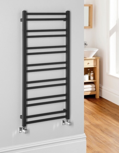 Sapho METRO DOS 500x1100mm fürdőszobai radiátor, matt fekete IR432TB
