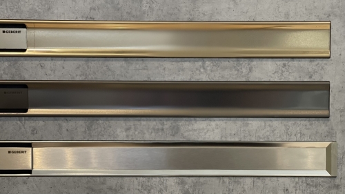 Geberit CleanLine80 zuhanyfolyóka 30-130 cm hosszú, polírozott pezsgő easy-to-clean bevonattal 154.441.39.1