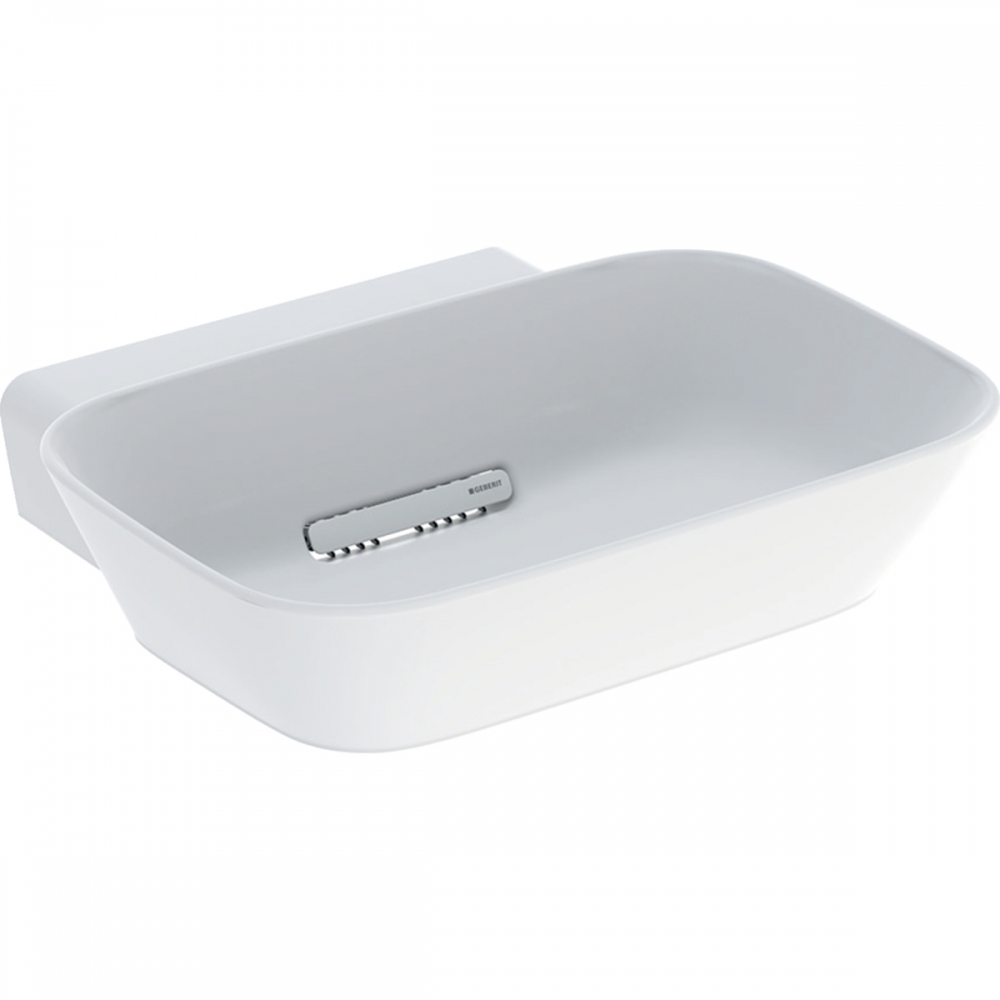 Geberit ONE 50x42,5 cm pultra ültethető mosdó csaplyuk nélkül, matt fehér 505.052.00.1