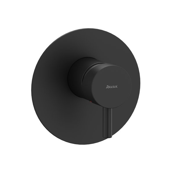 Ravak Espirit ES 062.20BLM.O1 Falba szüllyesztett csaptelep, egyutas, belső egységgel - Black Matt X070285