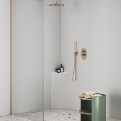 Ravak Espirit ES 065.60RGB.O2.RB07E Falba süllyesztett csaptelep, kétutas, belső egység nélkül - Rose Gold Brushed X070362