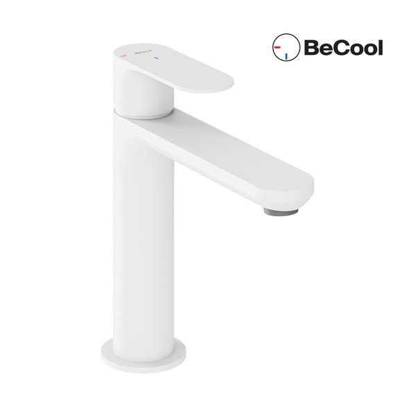 Ravak Eleganta EL 012.11WV Álló mosdócsaptelep BeCool 174 mm, leeresztő nélkül, White Velvet X070410