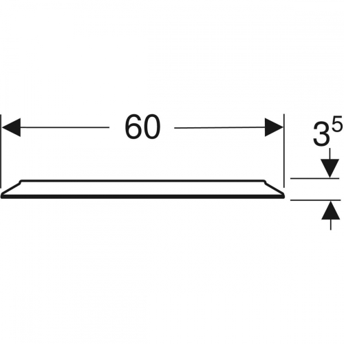 Geberit Option Round 60 tükör világítással 502.797.00.1