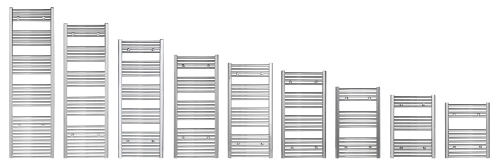 Technik Therm Angora törölközőszárító radiátor 600 mm x 1100 mm, egyenes, krómozott TTCSKEA-600-1100