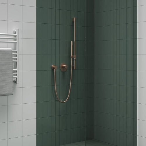 Ravak 974.60RGB Állítható zuhanytartó rúd 70 cm, Rose Gold Brushed X07P715