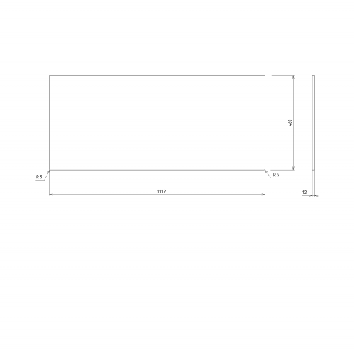 Sapho SKARA 111,2 Rockstone pult, black attica CG027-0598