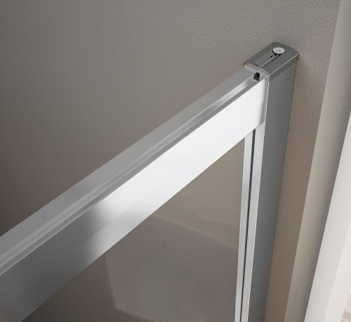 Sapho BRUCKNER BORG 80x80 szögletes zuhanykabin, transzparent üveggel 751.180.1