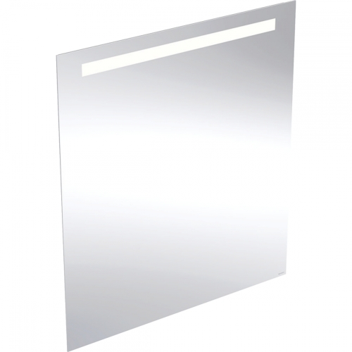 Geberit Option Basic Square 80x90 cm tükör világítással, eloxált alumínium 502.813.00.1