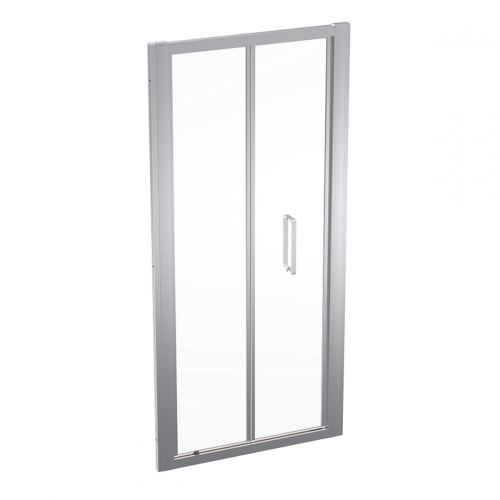 Geberit GEO 85-90 cm összecsukható ajtó, ezüstözött 560.126.00.2