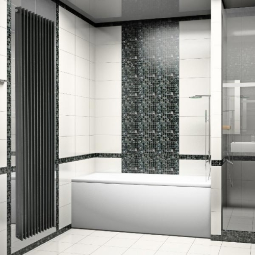 Radeco BORA 1200/25 design fürdőszobai radiátor (1200x610 mm, színes)