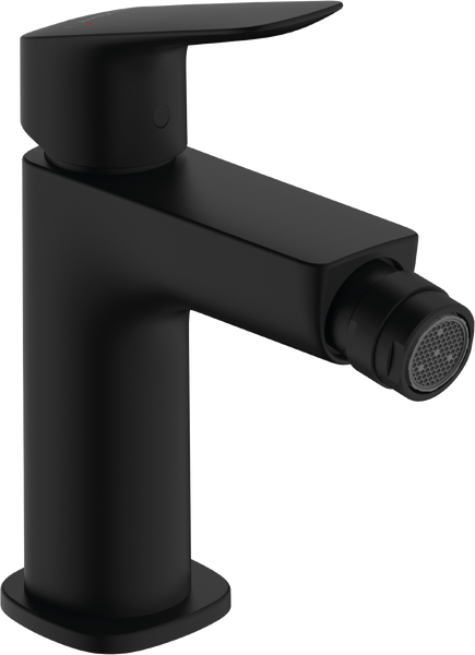 Hansgrohe Logis egykaros bidécsaptelep 110 Fine, automata lefolyógarnitúrával, matt fekete 71201670