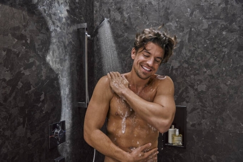 Hansgrohe Pulsify E Zuhanyszett 1jet EcoSmart, 650mm-es zuhanyrúddal, króm 24370000