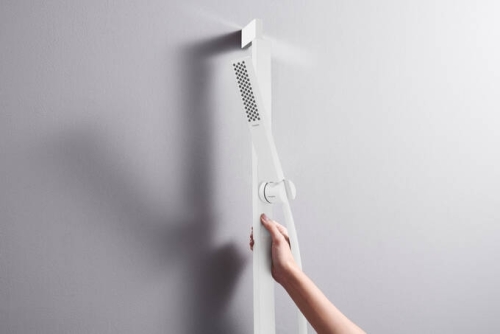 Hansgrohe Pulsify E Zuhanyszett 1jet EcoSmart, 650mm-es zuhanyrúddal, matt fehér 24370700