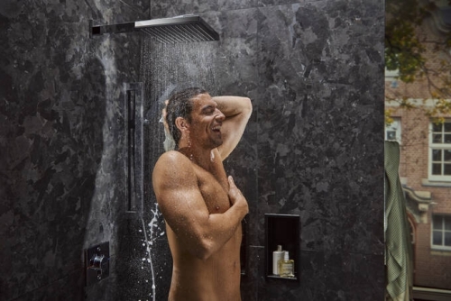 Hansgrohe fali zuhanykar E 390 mm, króm 24337000