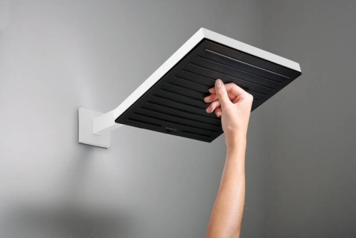 Hansgrohe fali zuhanykar E 390 mm, matt fehér 24337700