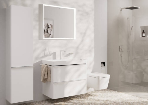 Hansgrohe fali zuhanykar E 390 mm, matt fehér 24337700