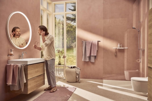 Hansgrohe Tecturis S egykaros mosdócsaptelep Fine 150, CoolStart EcoSmart+, Push-open lefolyógarnitúrával, króm 73340000