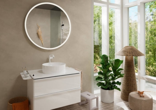 Hansgrohe Tecturis S egykaros mosdócsaptelep Fine 240, CoolStart EcoSmart+, lefolyógarnitúra nélkül matt fehér 73372700