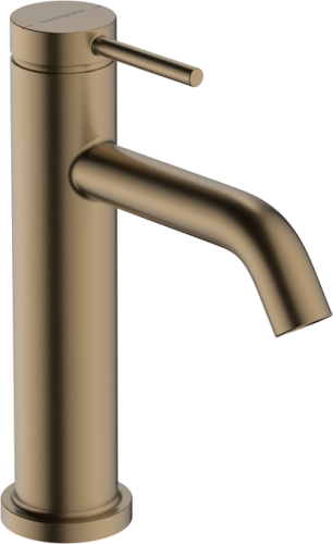 Hansgrohe Tecturis S egykaros mosdócsaptelep 110 EcoSmart+, lefolyógarnitúra nélkül, szálcsiszolt bronz 73311140