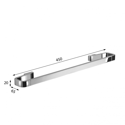 Sapho SAMOA 45 törölközőtartó, króm A8214513