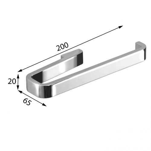 Sapho SAMOA 20 törölközőtartó, króm A87013