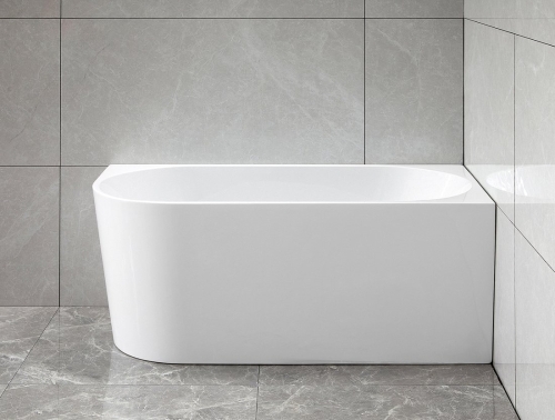 Sapho AQUALINE TIBERA R 140x70 cm jobbos szabadon álló akril kád, fehér E1055