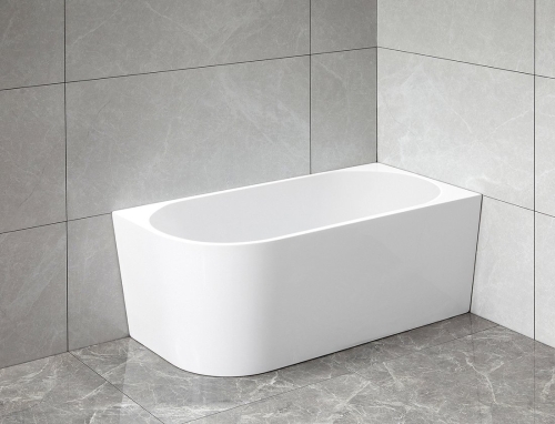 Sapho AQUALINE TIBERA R 140x70 cm jobbos szabadon álló akril kád, fehér E1055