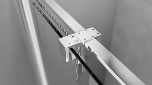 Sapho ROLLS LINE 110 zuhanyajtó transzparent üveggel, króm RL1115