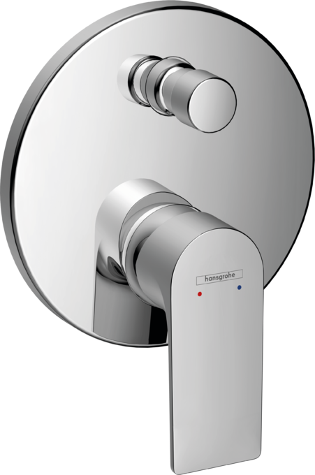 Hansgrohe Rebris E egykaros kádcsaptelep falsík alatti szereléshez beépített biztonsági kombinációval, iBox alaptesthez, króm 72469000
