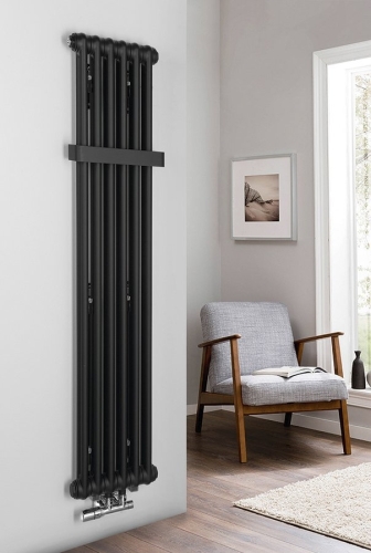Sapho FEDE 1500x306 mm fürdőszobai radiátor, matt fekete IR191