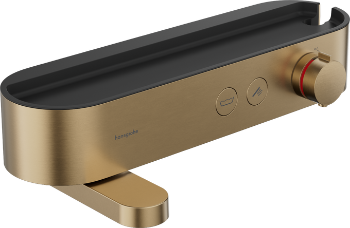 Hansgrohe ShowerTablet Select kádtermosztát 400, falsíkon kívüli szereléshez szálcsiszolt bronz 24340140
