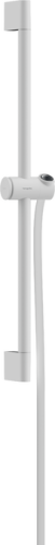 Hansgrohe Unica Zuhanyrúd Pulsify 65cm, toló csúszkával és zuhanytömlővel, matt fehér 24400700
