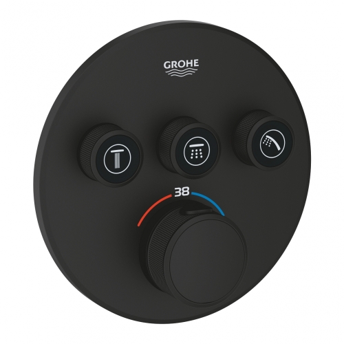 Grohe Grohtherm SmartControl termosztátos színkészlet, phantom black 29508KF0