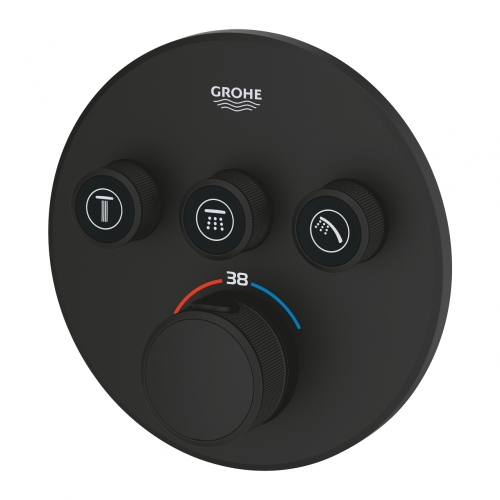 Grohe Grohtherm SmartControl termosztátos színkészlet, phantom black 29508KF0