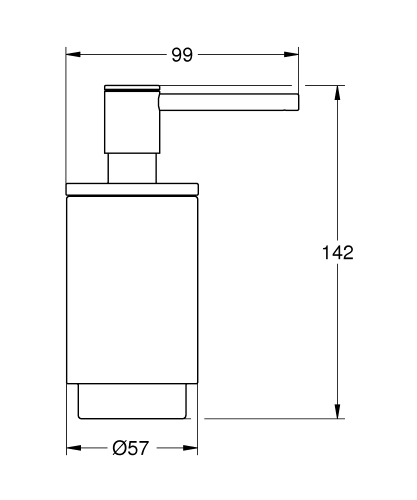 Grohe Selection szappanadagoló, phantom black 41218KF0