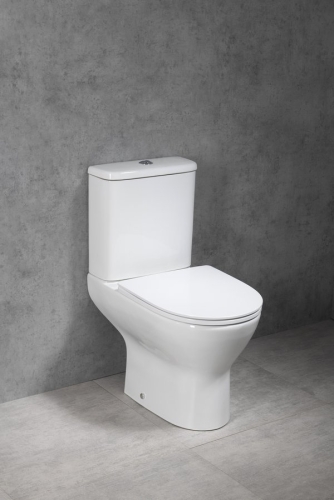Sapho BRUCKNER DARIO RIMLESS monoblokkos WC ülőke nélkül, fehér 201.431.4
