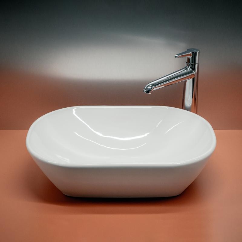 Laufen Lua pultra ültethető mosdó túlfolyó nélkül 50x35 cm H8120830001121