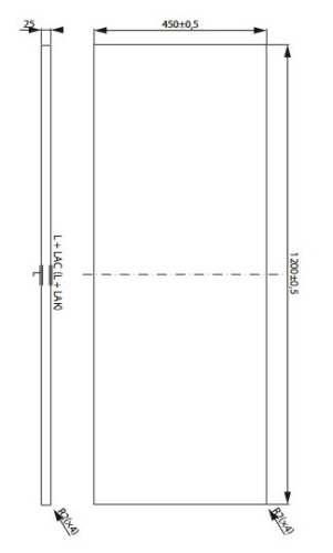 Cersanit City 120 cm-es pult, fehér S584-042