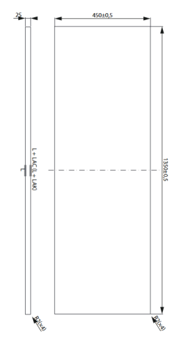 Cersanit City 135 cm-es pult, fehér S584-045