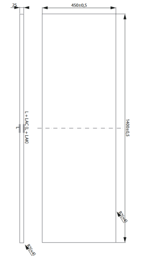 Cersanit City 140 cm-es pult, tölgy S599-0156