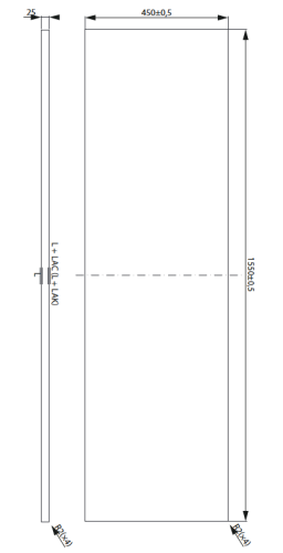 Cersanit City 155 cm-es pult, tölgy S584-059