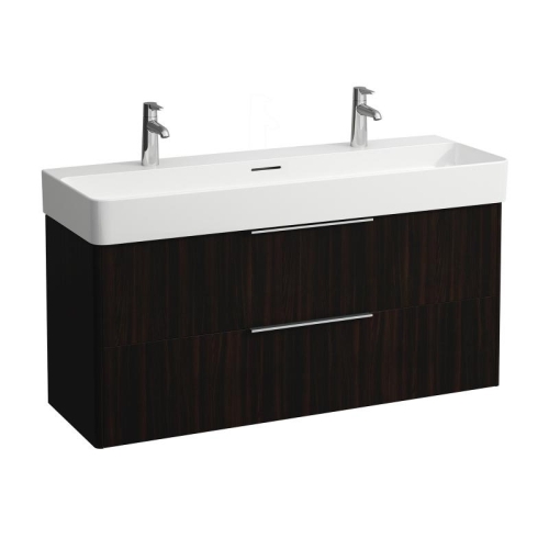 Laufen Val 120x42 cm mosdó két csaplyukkal, fehér LCC felülettel H8102894001071