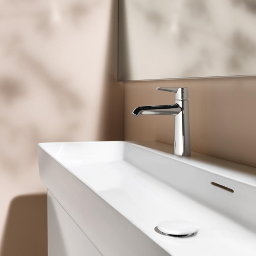 Laufen Val 120x42 cm mosdó két csaplyukkal, fehér LCC felülettel H8102894001071