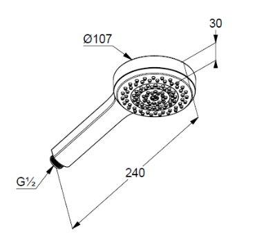 Kludi sDIVE kézizuhany 1s 6881005-00